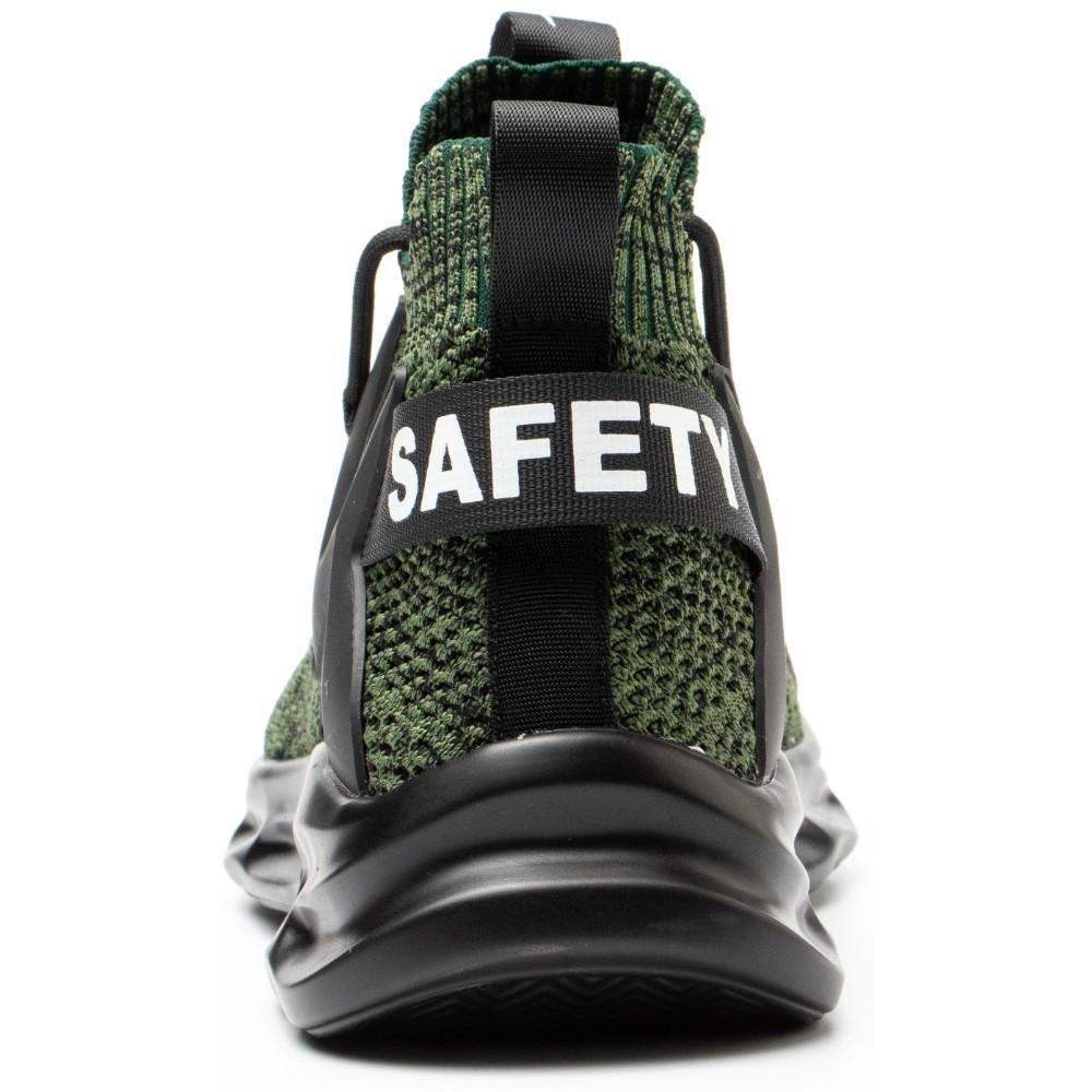 Shield 712GN - Qarido Comfortable safety shoes | comfortable work shoes | comfortable work boots | comfortable safety trainers | lightweight safety trainers | lightweight safety shoes | comfortable steel toe shoes | comfortable steel toe boots