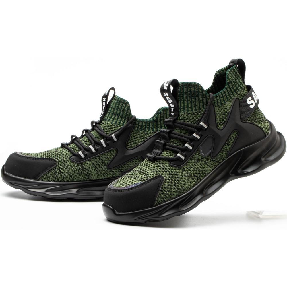 Shield 712GN - Qarido Comfortable safety shoes | comfortable work shoes | comfortable work boots | comfortable safety trainers | lightweight safety trainers | lightweight safety shoes | comfortable steel toe shoes | comfortable steel toe boots