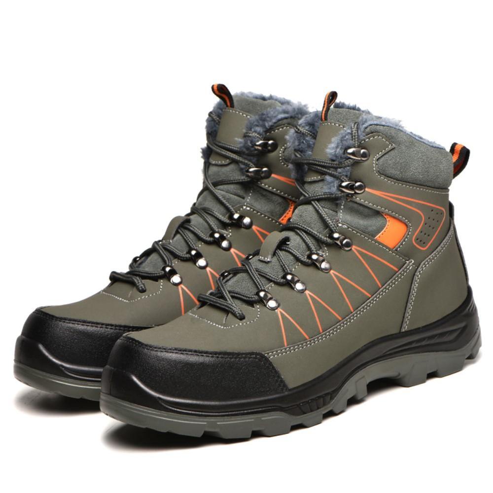 Mens waterproof hot sale work shoes