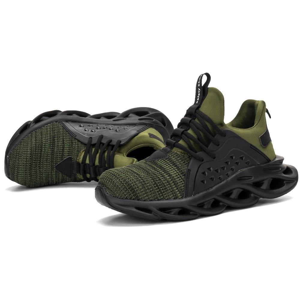 Rhino 808GN - Qarido Comfortable safety shoes | comfortable work shoes | comfortable work boots | comfortable safety trainers | lightweight safety trainers | lightweight safety shoes | comfortable steel toe shoes | comfortable steel toe boots