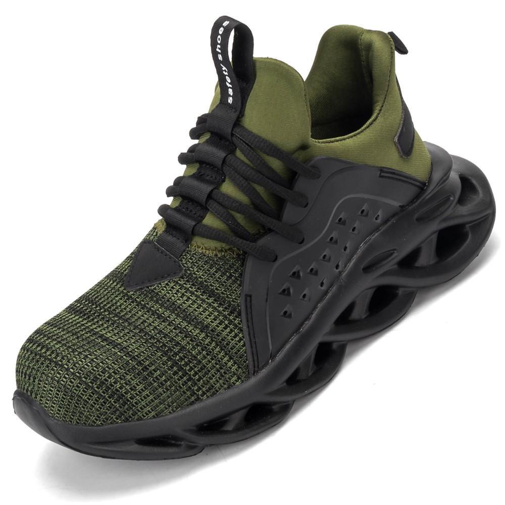 Rhino 808GN - Qarido Comfortable safety shoes | comfortable work shoes | comfortable work boots | comfortable safety trainers | lightweight safety trainers | lightweight safety shoes | comfortable steel toe shoes | comfortable steel toe boots